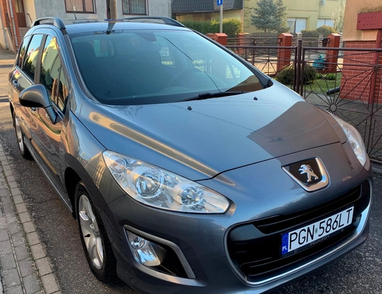 Peugeot 308 cena 21999 przebieg: 177000, rok produkcji 2011 z Gniezno małe 781